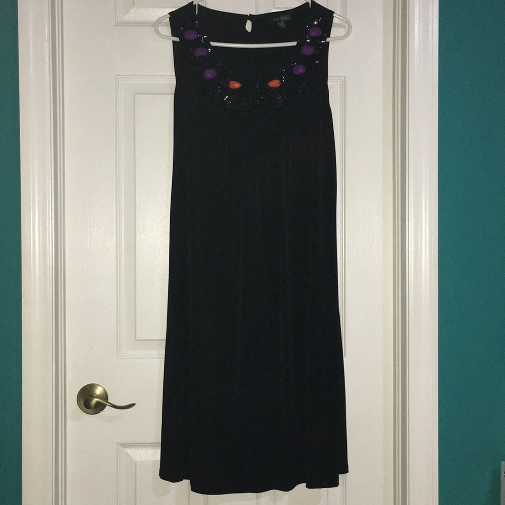 Voir Voir black shift dress, size 14